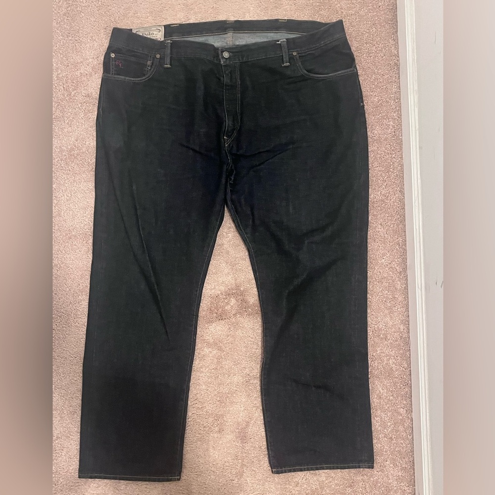 Polo by Ralph Lauren Men's Dark Blue Relaxed Jeans - Size 46B/32